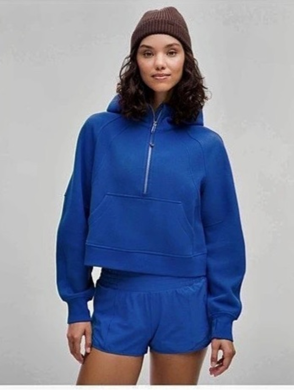 lululemon Scuba Oversized Half-Zip Hoodie Half-Zip Hoodie in Blue XL/XXL